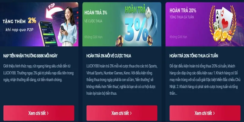Hình ảnh thể hiện các phần thưởng hoàn trả cao của bk8za
